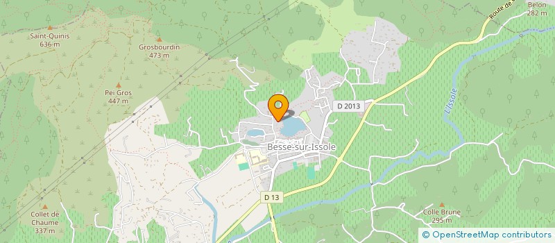 localisation de l'entreprise LA POTERIE à BESSE-SUR-ISSOLE