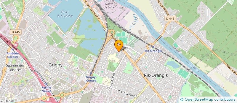 localisation de l'entreprise LA POTERIE à RIS-ORANGIS