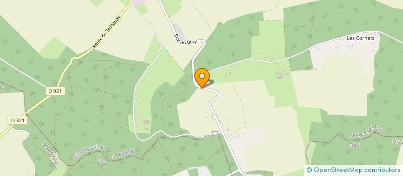 localisation de l'entreprise LA POTERIE  LA FEUILLIE