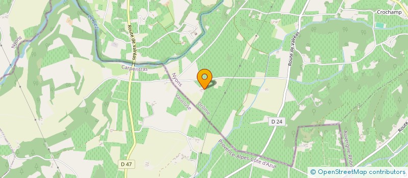 localisation de l'entreprise LA POTERIE  MONTBRISON-SUR-LEZ