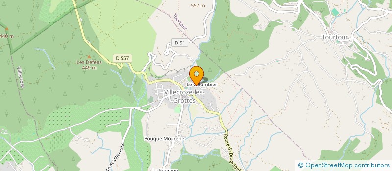 localisation de l'entreprise LA POTERIE DU SOLEIL PERE ET FILS à VILLECROZE