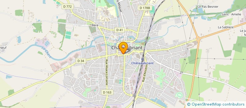 localisation de l'entreprise LA POTERNE  CHATEAUBRIANT