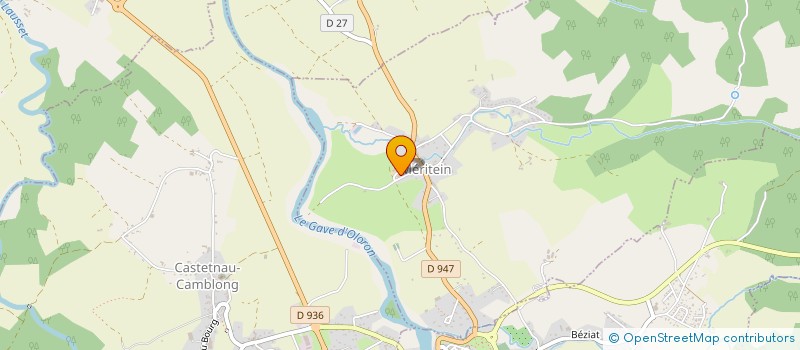 localisation de l'entreprise LA POTERNE  MERITEIN