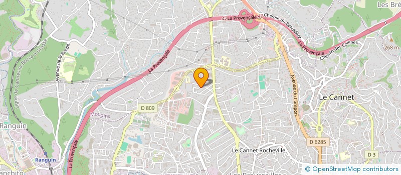 localisation de l'entreprise LA POTERNE DU CANNET à LE CANNET