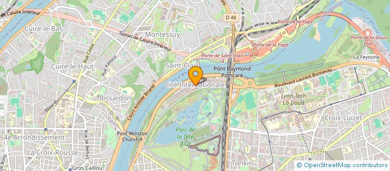 localisation de l'entreprise LA POTINIERE  LYON