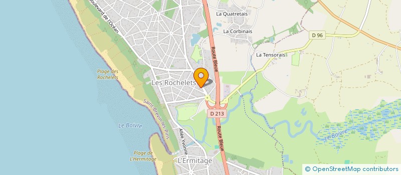 localisation de l'entreprise LA POTINIERE à SAINT-BREVIN-LES-PINS