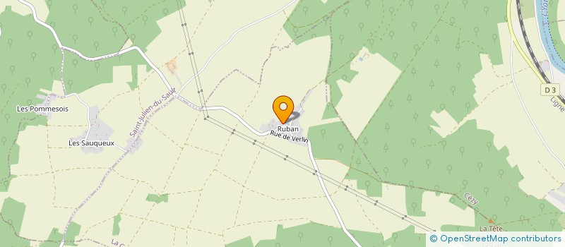 localisation de l'entreprise LA POTRA  LA CELLE-SAINT-CYR