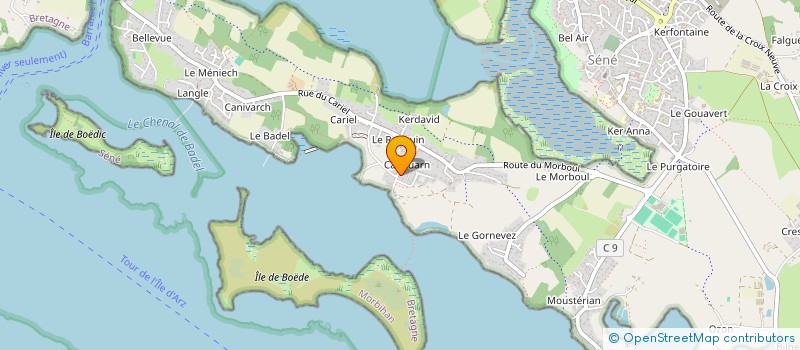 localisation de l'entreprise LA POUB EST PLEINE - SENE NATURE ET ENVIRONNEMENT à SENE