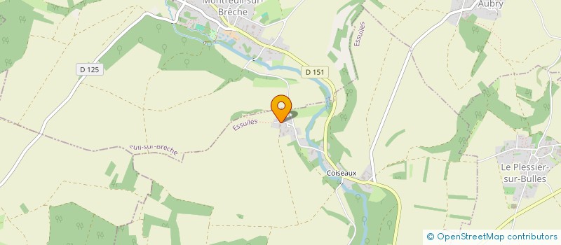 localisation de l'entreprise LA POUDRE D'ESCAMPETTE  ESSUILES