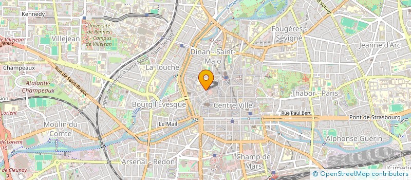 localisation de l'entreprise LA POUDRERIE à RENNES