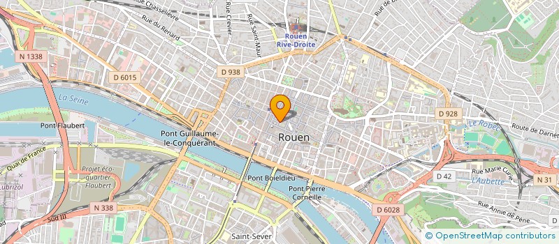 localisation de l'entreprise LA POUDRERIE  ROUEN