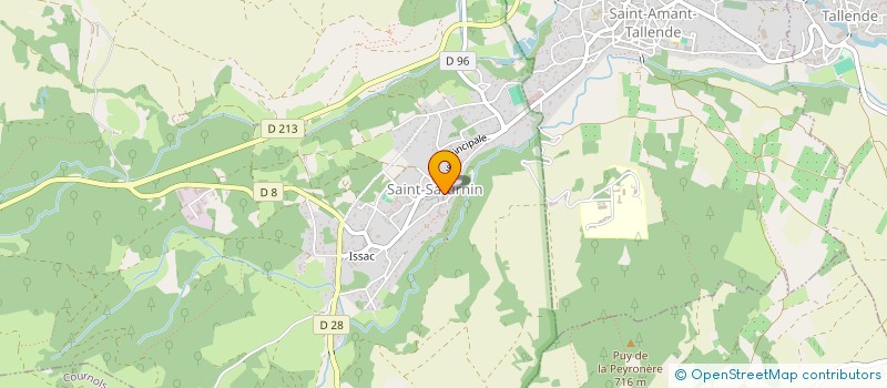 localisation de l'entreprise LA POUDRIERE à SAINT-SATURNIN