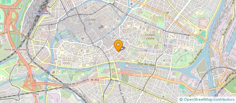 localisation de l'entreprise LA POUDRIERE à STRASBOURG