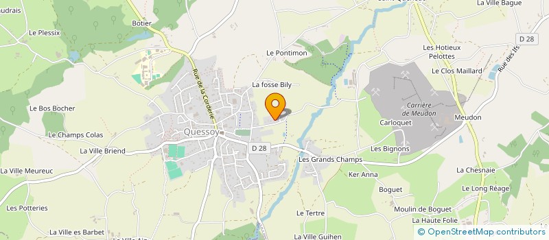 localisation de l'entreprise LA POUGEOLE  QUESSOY