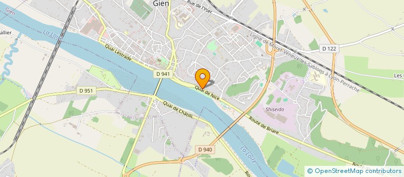 localisation de l'entreprise LA POULARDE à GIEN
