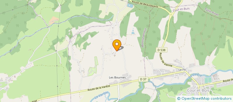 localisation de l'entreprise LA POULATIERE  MONTSEVEROUX