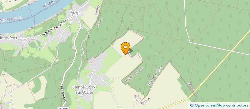 localisation de l'entreprise LA POULE AUX OEUFS D'EURE à BOURNEVILLE-SAINTE-CROIX
