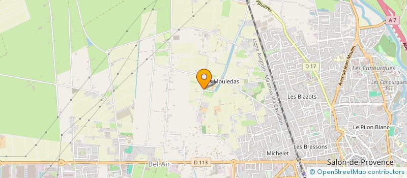 localisation de l'entreprise LA POULE D'OR  SALON-DE-PROVENCE