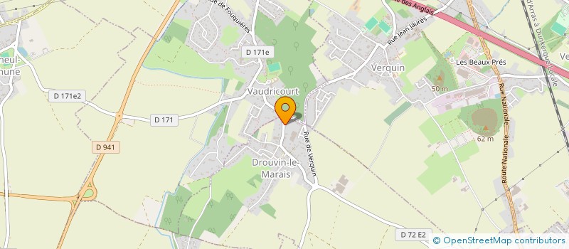 localisation de l'entreprise LA POULETRIE  DROUVIN-LE-MARAIS