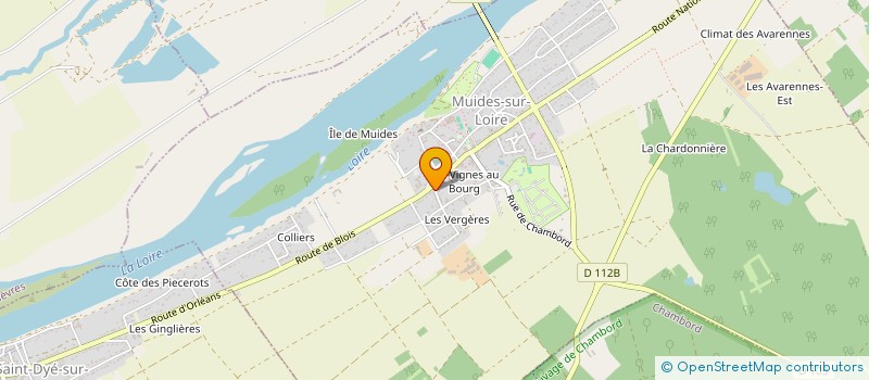 localisation de l'entreprise LA POULOUTE  MUIDES-SUR-LOIRE