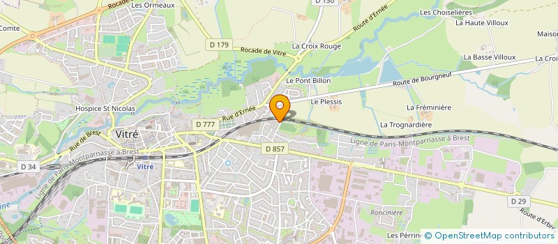 localisation de l'entreprise LA POULTIERE  VITRE