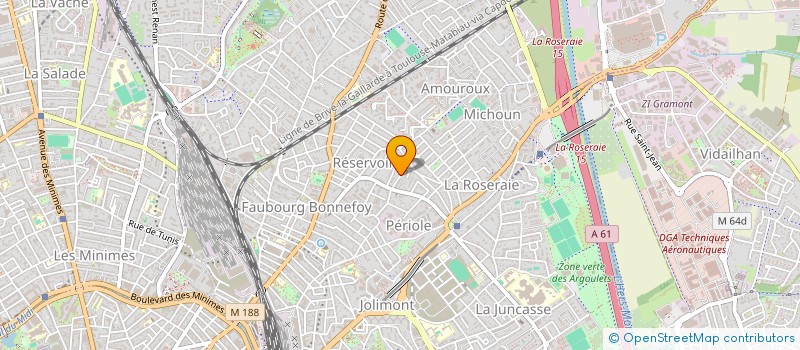 localisation de l'entreprise LA POUMAYRE à TOULOUSE