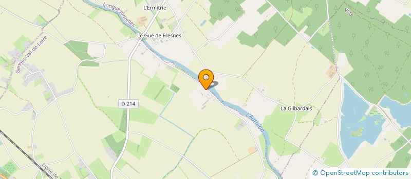 localisation de l'entreprise LA POUPARDIERE SAINT MARTIN EBENISTERIE  GENNES-VAL-DE-LOIRE