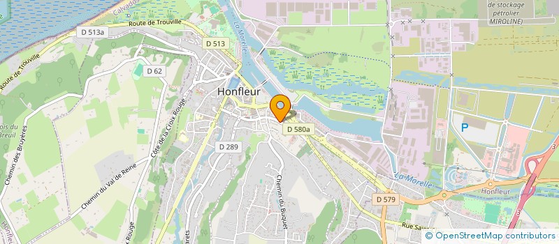 localisation de l'entreprise LA POUPARDOISE à HONFLEUR