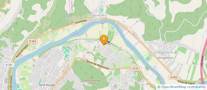 localisation de l'entreprise LA POUPONNIERE à CAHORS