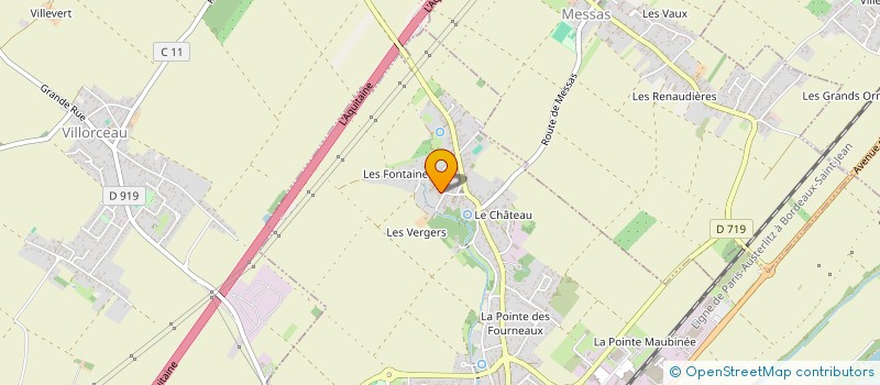 localisation de l'entreprise LA POUPOUCHE  BEAUGENCY