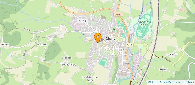 localisation de l'entreprise LA POUR LES AUTRES à CLUNY