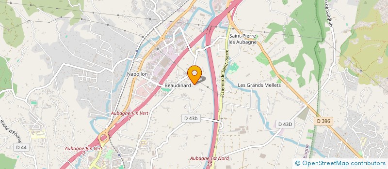 localisation de l'entreprise LA POURADIERE à AUBAGNE