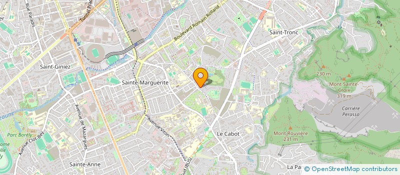 localisation de l'entreprise LA POUSENCO  MARSEILLE 9