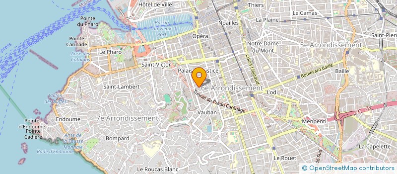 localisation de l'entreprise LA POYA à MARSEILLE