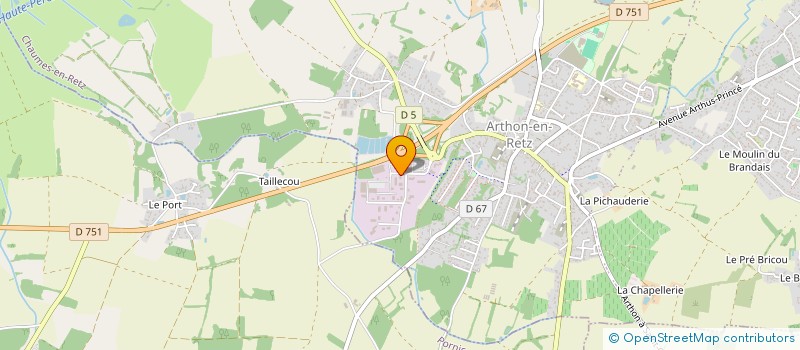 localisation de l'entreprise LA POZ  CHAUMES-EN-RETZ