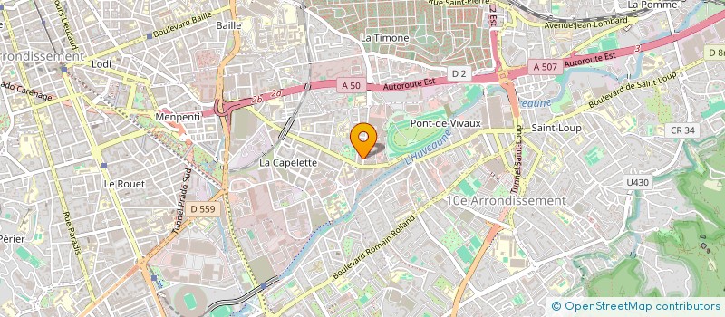 localisation de l'entreprise LA POZE  MARSEILLE