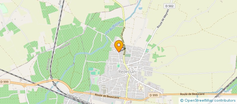 localisation de l'entreprise LA PPD  REDESSAN