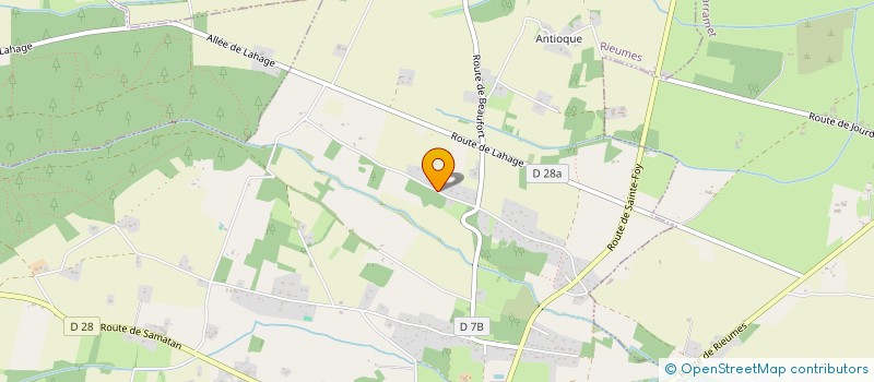 localisation de l'entreprise LA PPR  RIEUMES