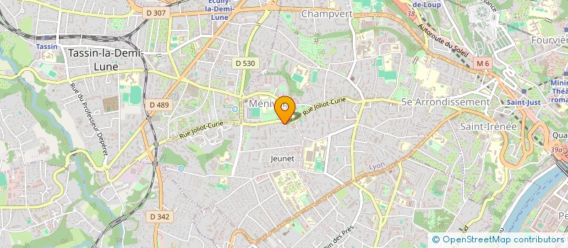 localisation de l'entreprise LA PRA  LYON