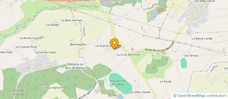 localisation de l'entreprise LA PRACTICE DE LA CROIX BERTRAND  YFFINIAC