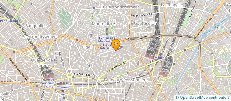 localisation de l'entreprise LA PRADE  PARIS