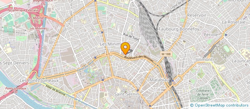 localisation de l'entreprise LA PRADETTE à TOULOUSE