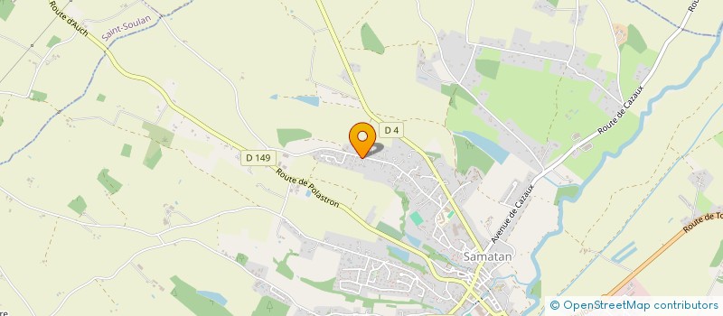 localisation de l'entreprise LA PRADETTE  SAMATAN