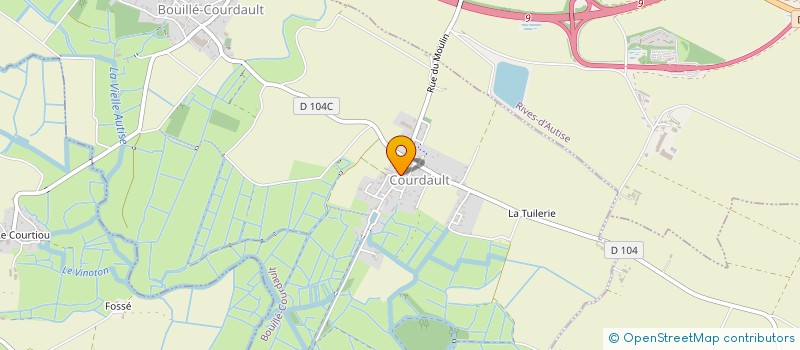 localisation de l'entreprise LA PRAILLE à BOUILLE-COURDAULT