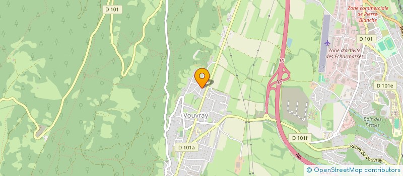 localisation de l'entreprise LA PRAILLE  VALSERHONE