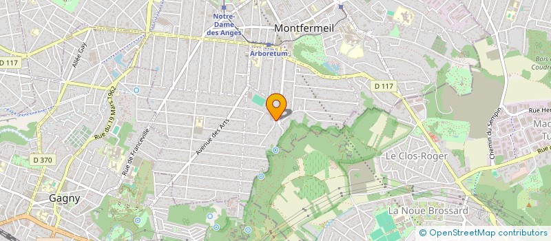 localisation de l'entreprise LA PRAIRIE à MONTFERMEIL