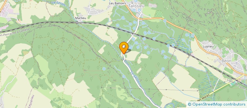 localisation de l'entreprise LA PRAIRIE  TALISSIEU