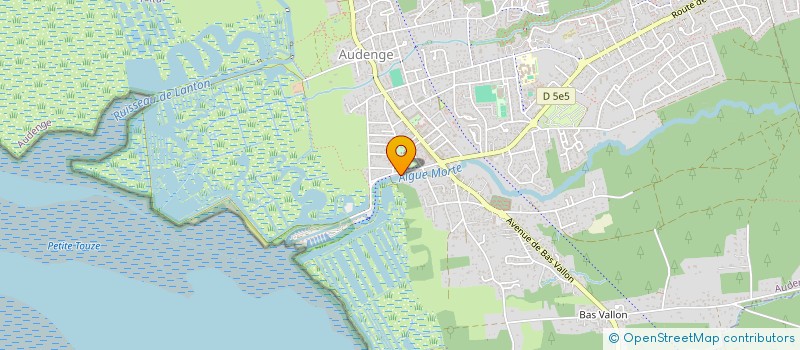 localisation de l'entreprise LA PRAIRIE  AUDENGE