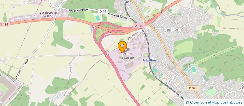 localisation de l'entreprise LA PRAIRIE  ARRONVILLE