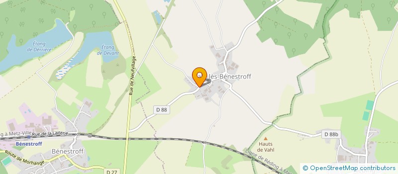 localisation de l'entreprise LA PRAIRIE DE MES BELLES  VAHL-LES-BENESTROFF